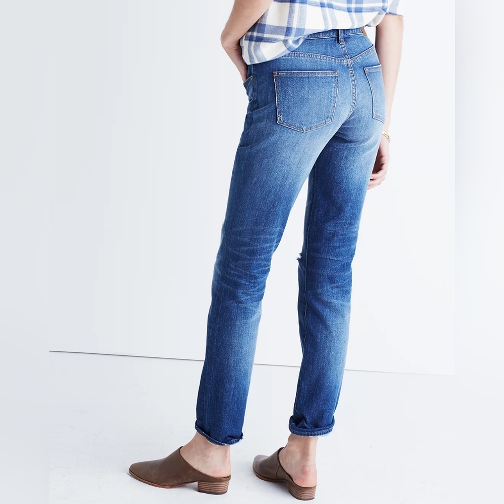 Madewell The Slim Boyjean - Rip and Repair Edition Size 25 - Picture 11 of 11